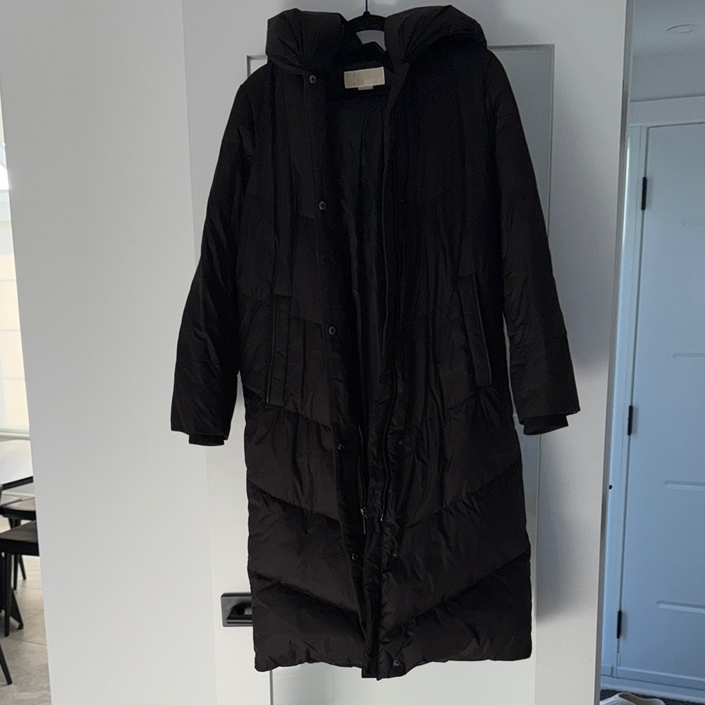 Women's Black Quilted Coat Michael KORS